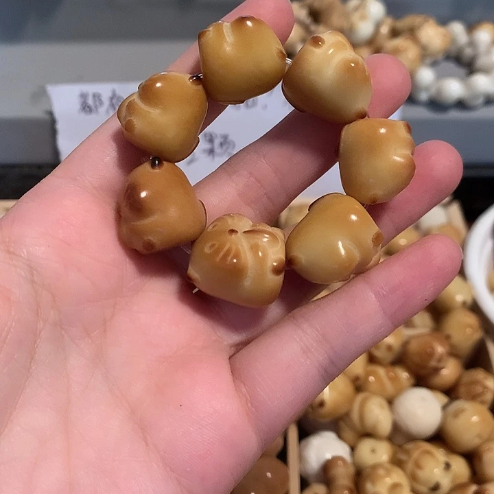 手串菩提根/象牙果象牙果仓鼠手捻 瑕疵 不售后