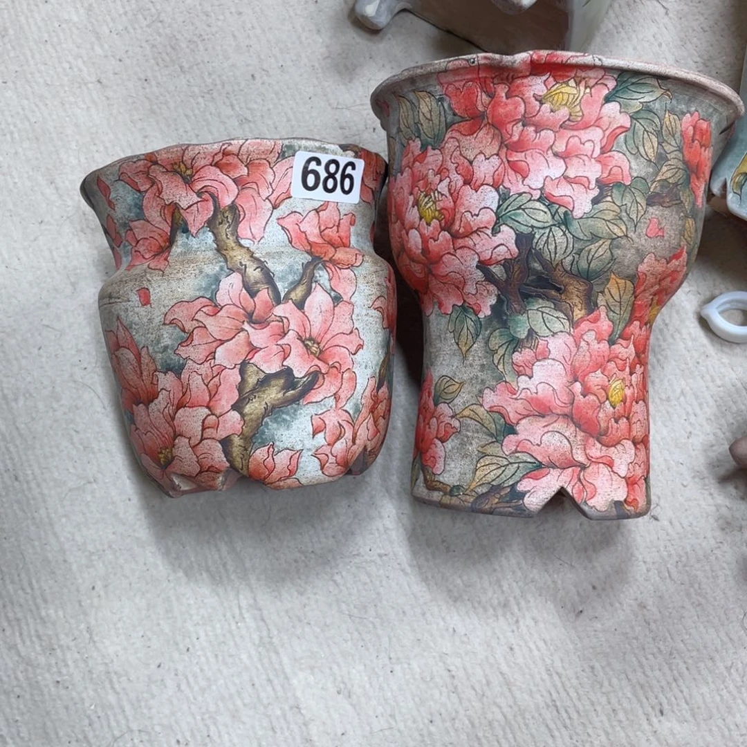 紫砂花盆浅*陶瓷多肉花盆精品