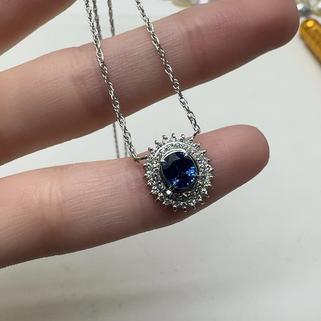 未镶嵌蓝宝石颈饰