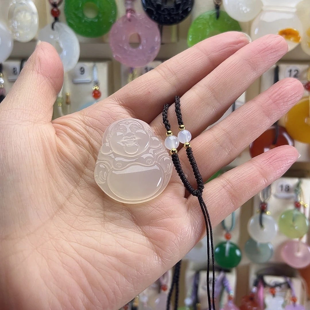 '***玛瑙/玉髓未镶嵌颈饰