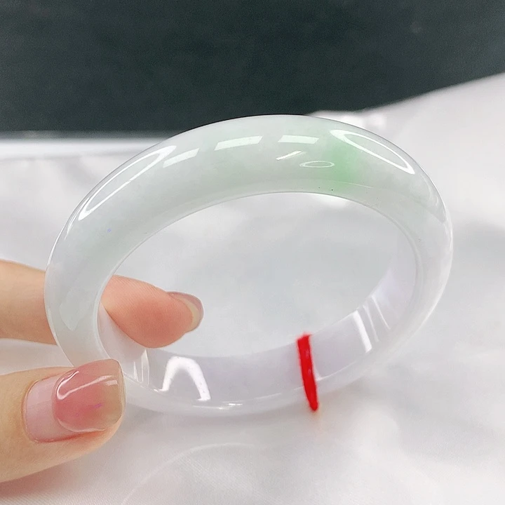 翡翠未镶嵌手镯圈53，40192