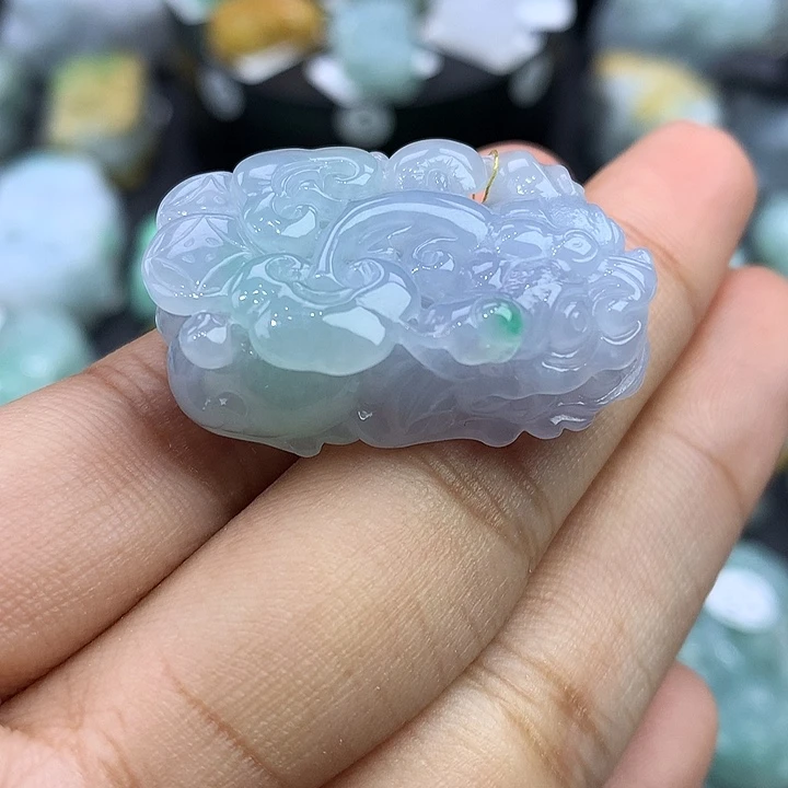 翡翠未镶嵌颈饰天然缅甸翡翠