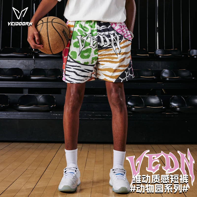 【当季新品】维动动物园短裤美式运动宽松潮流健身训练跑步