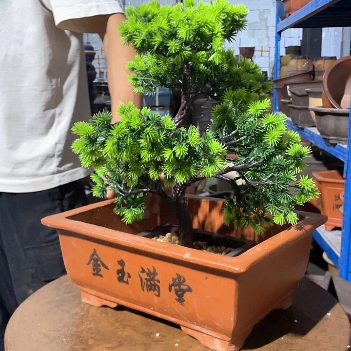 32红色马槽花盆花盆