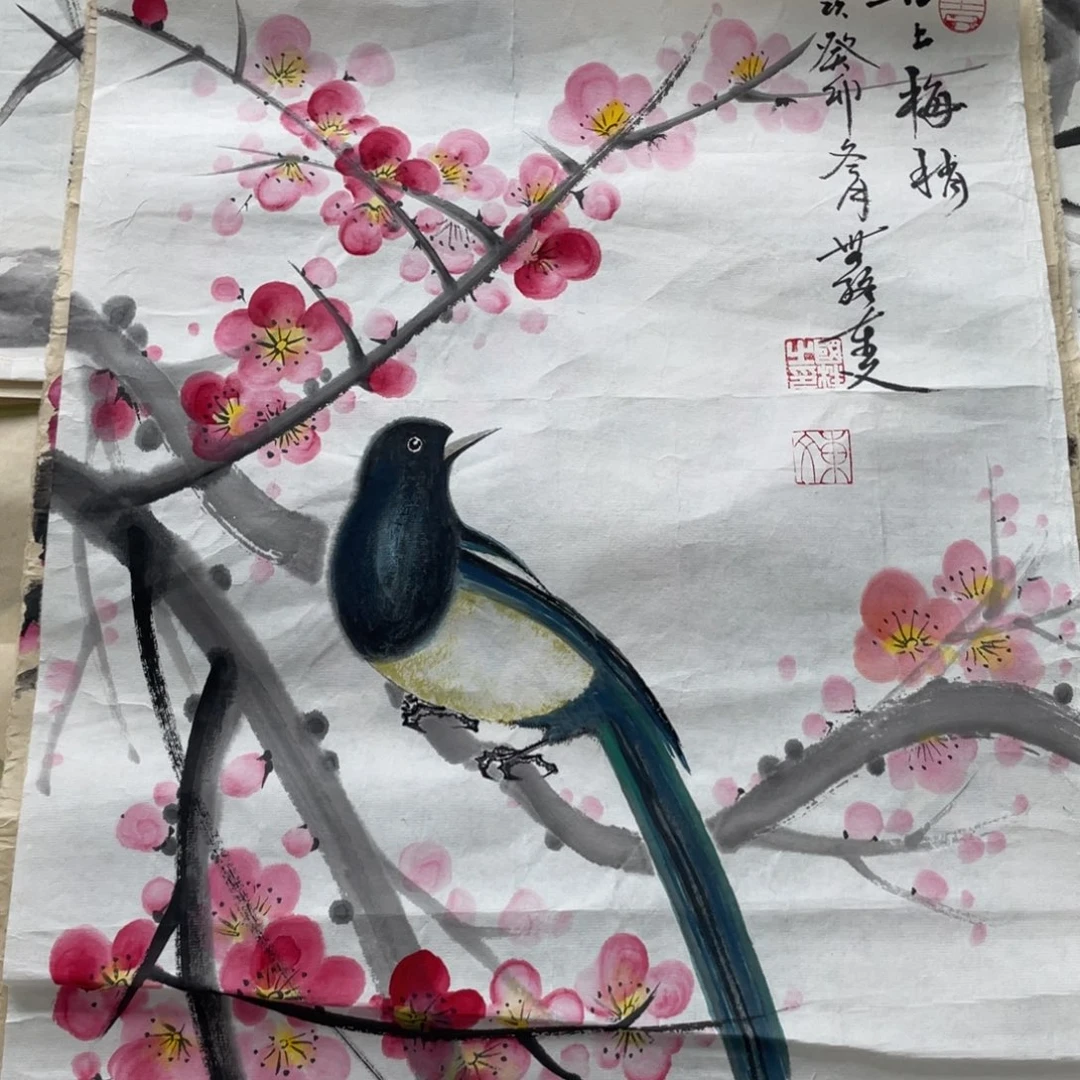 国画胡小春老师绘画