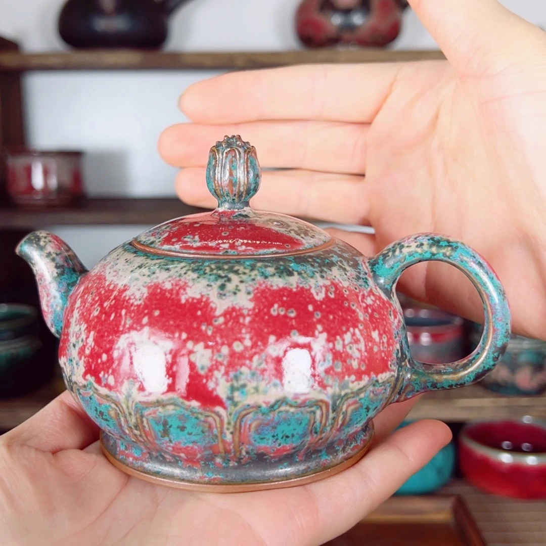 摆件神后原产地原矿精品钧瓷茶器