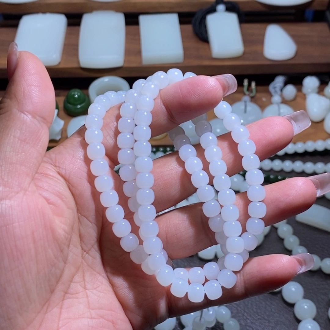 未镶嵌手链和田玉观*