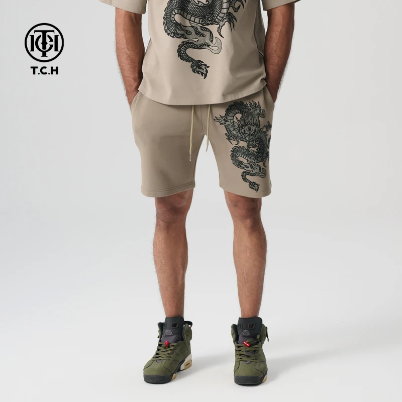 TCH轻奢25夏季新款烫钻女士短裤百搭休闲短裤男T72B216038私服tch
