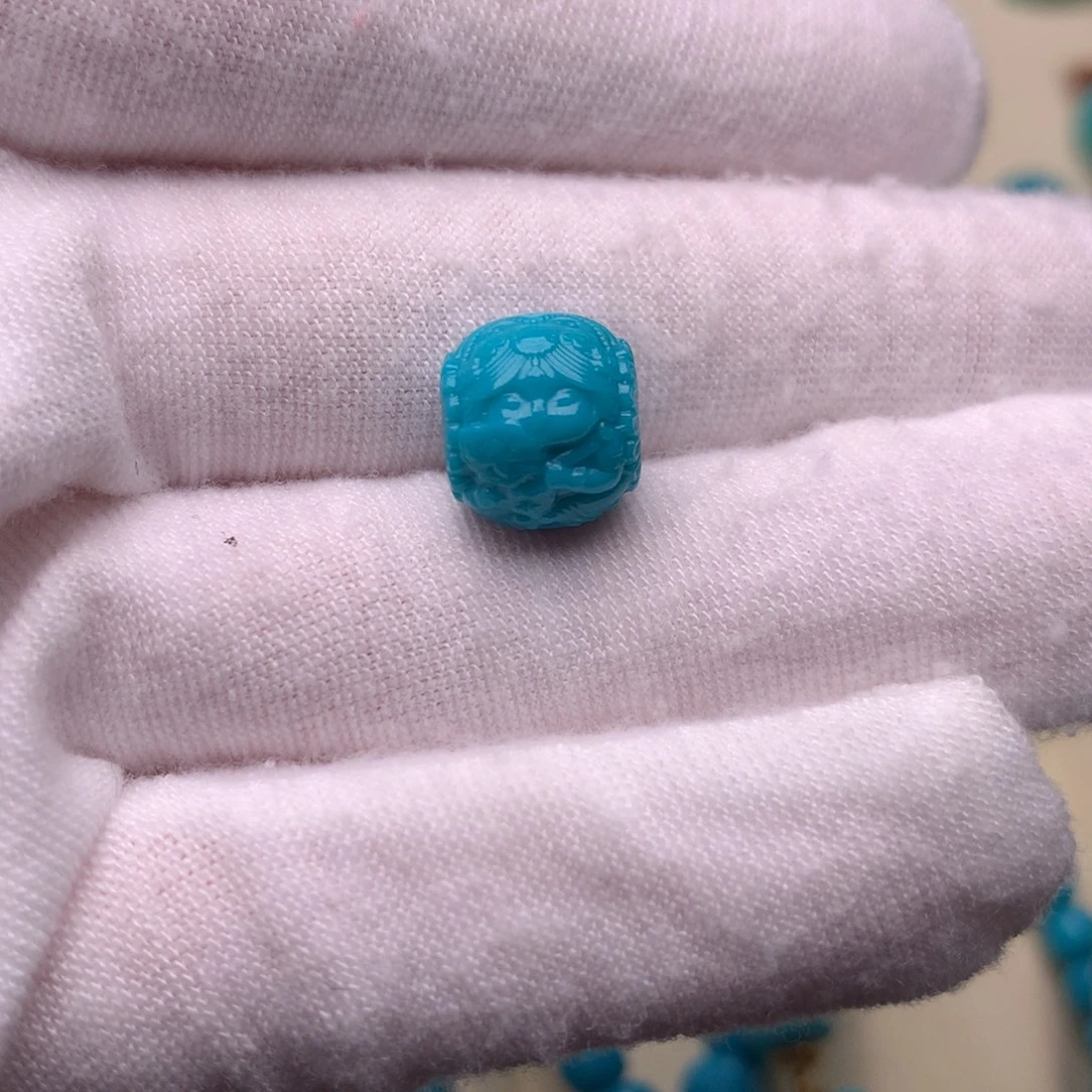 绿松石未镶嵌绿松石扎基10.5