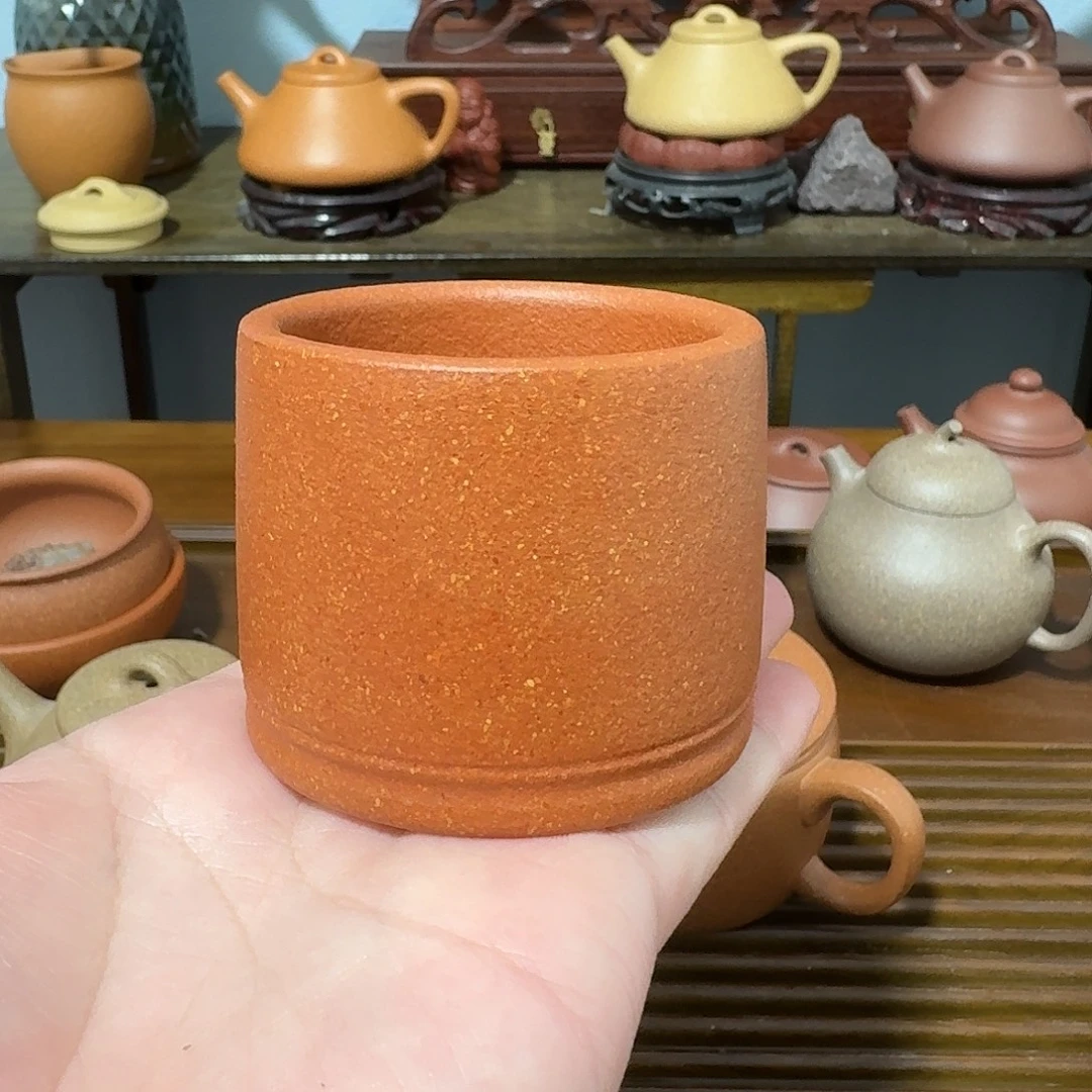 茶壶紫砂80cc降坡泥马蹄杯