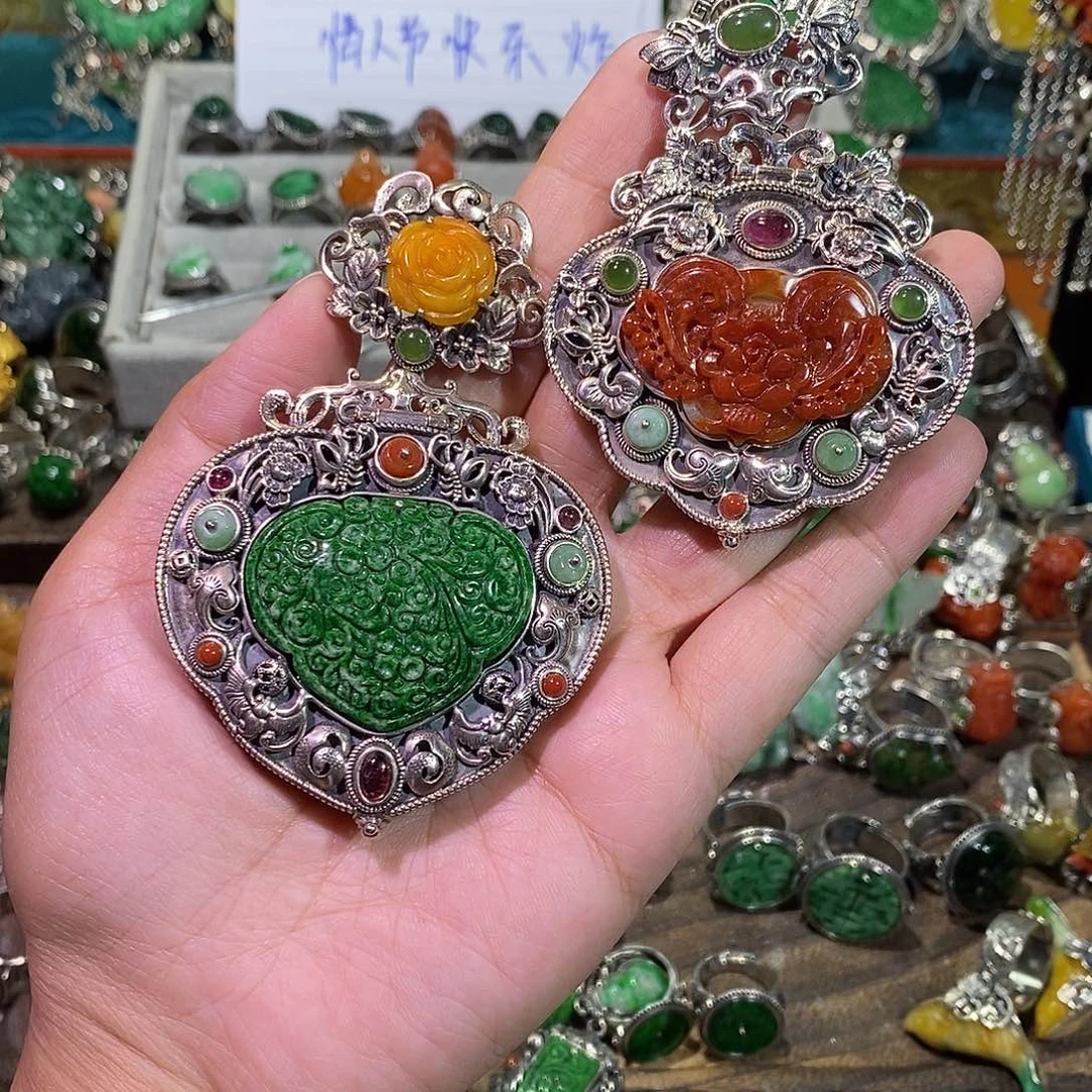 散珠翡翠嘎乌盒炸炸炸炸炸