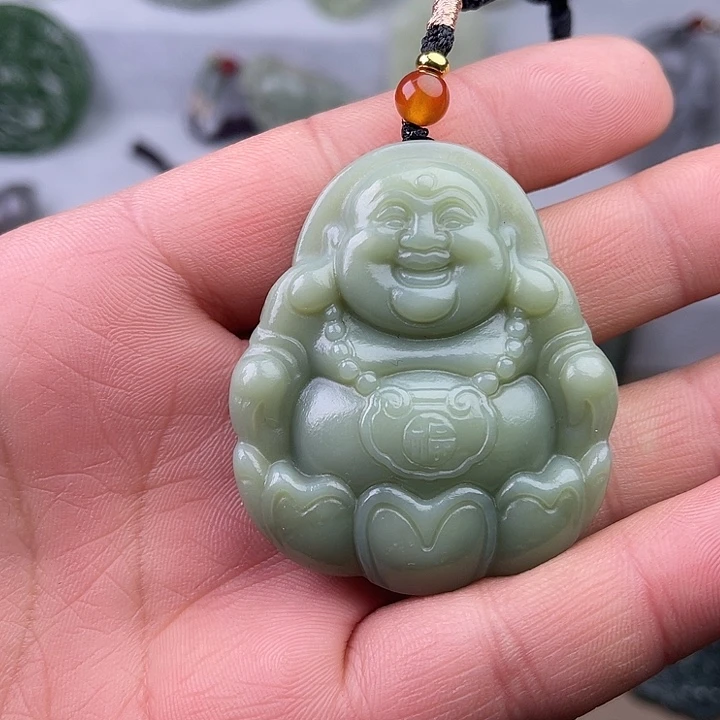 和田玉吊坠(不含链)未镶嵌