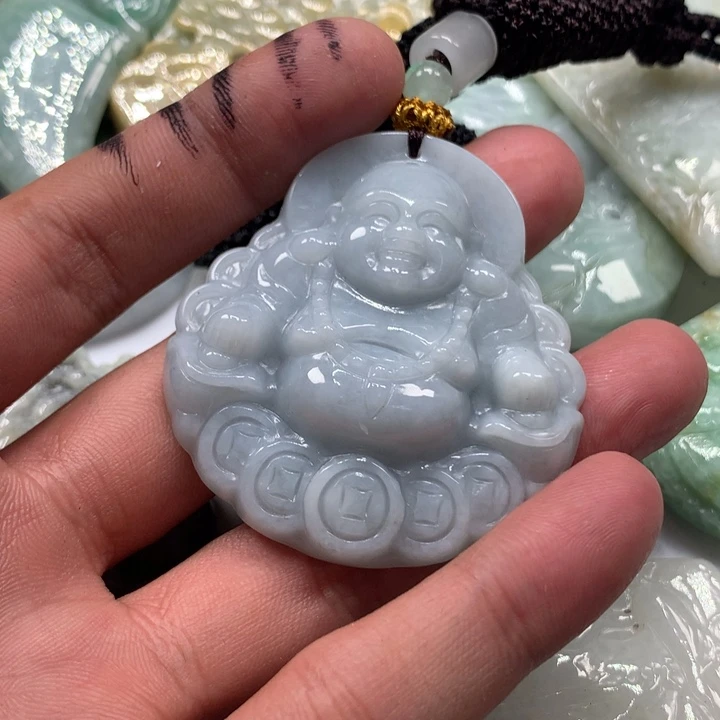 颈饰未镶嵌翡翠保真天然a货翡翠