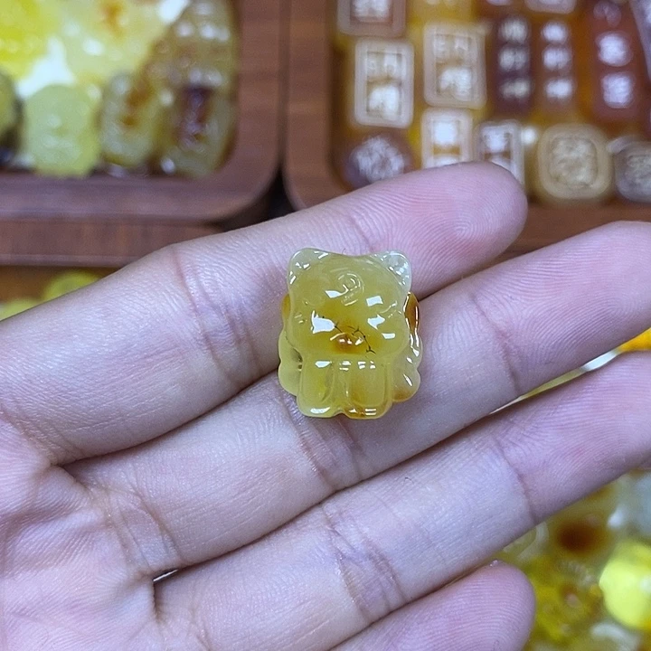 吊坠橄榄核九尾狐75
