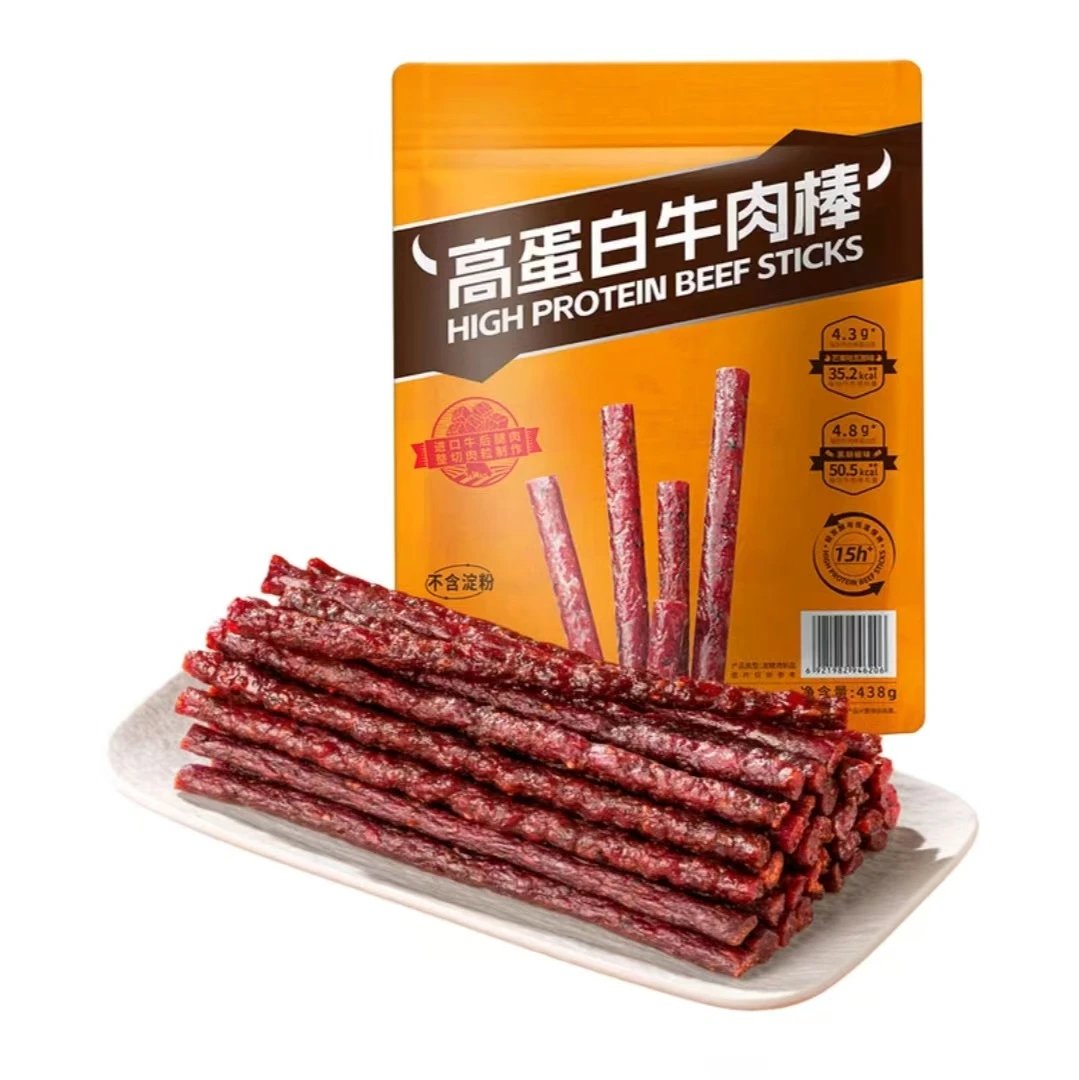【会员商店】高蛋白牛肉牛肉干棒腊肠特色438g