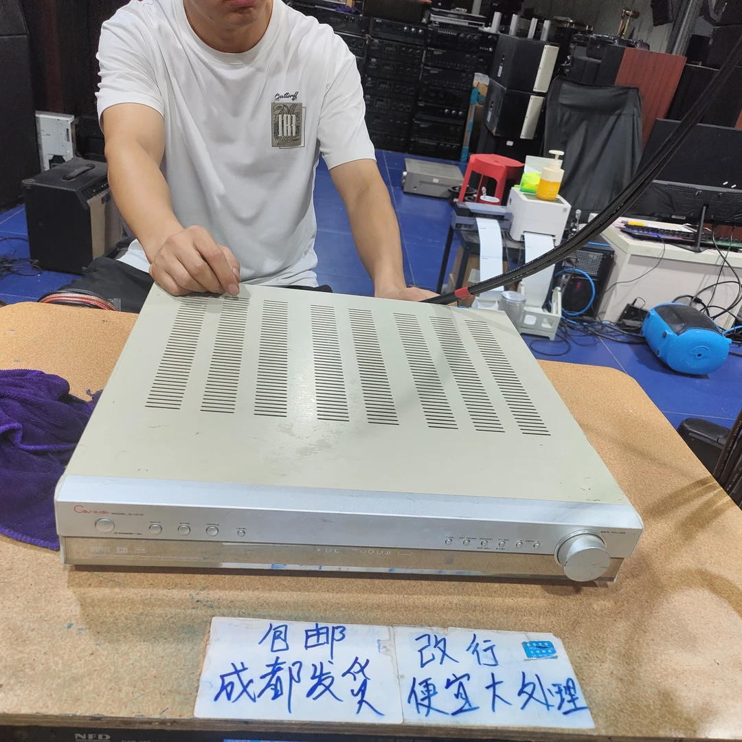 8新  二手CAV功放，出声，不带线材，不退不换