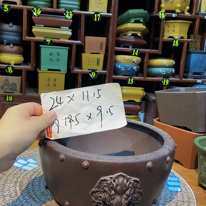 紫砂花盆紫砂花盆