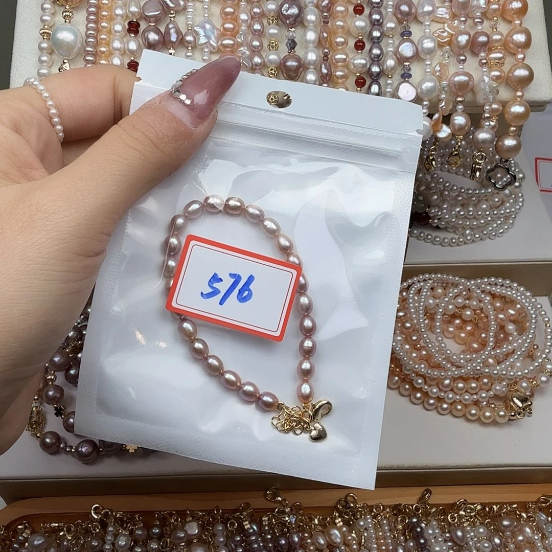 非***愿钛钢淡水珍珠手绳