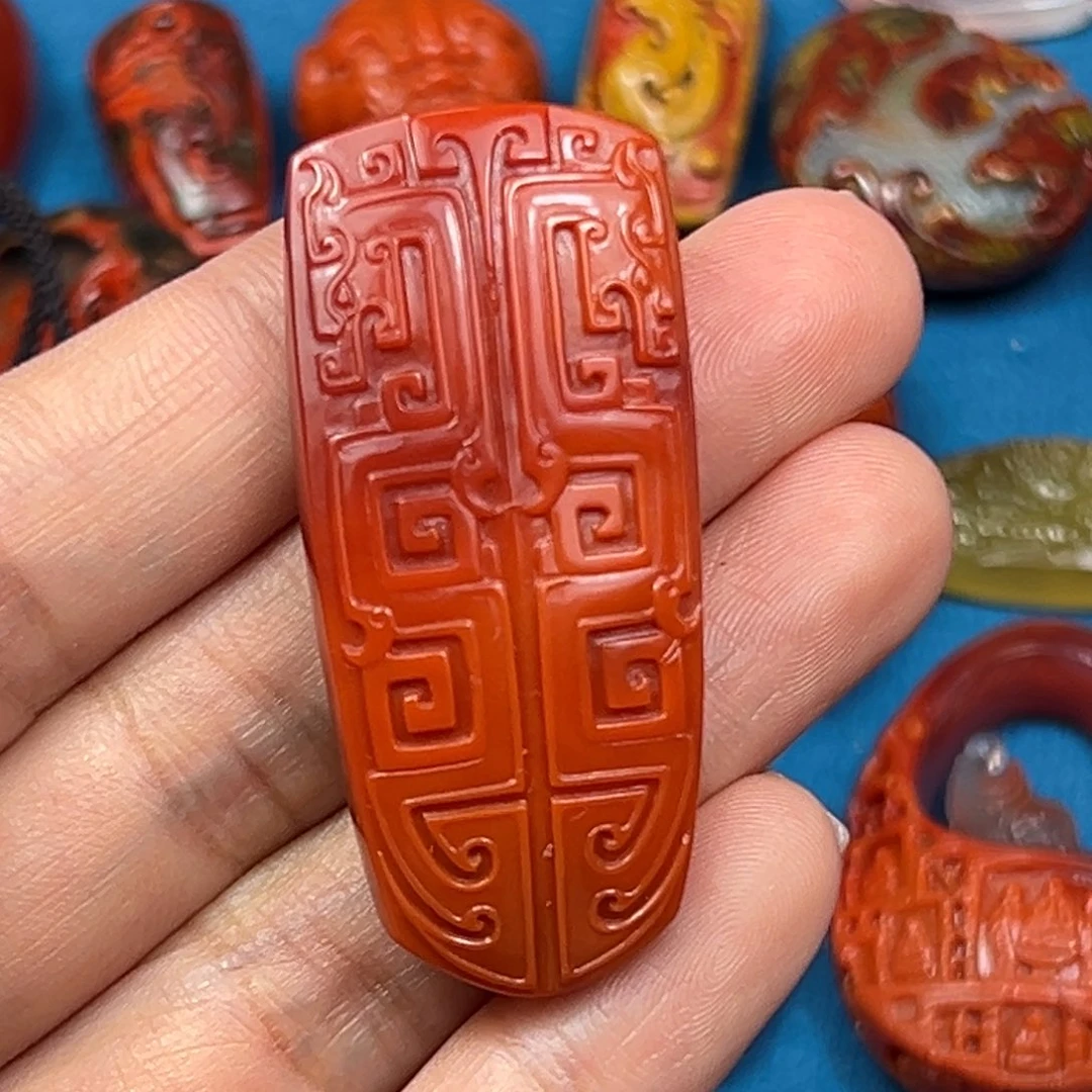 南红玛瑙颈饰未镶嵌