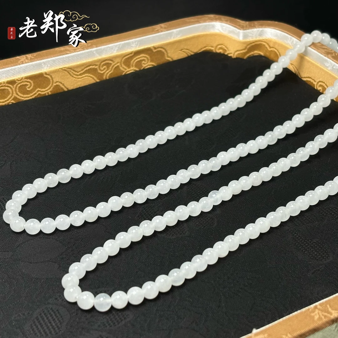 【老郑家】和田玉项链 约6mm（多样性发一件）