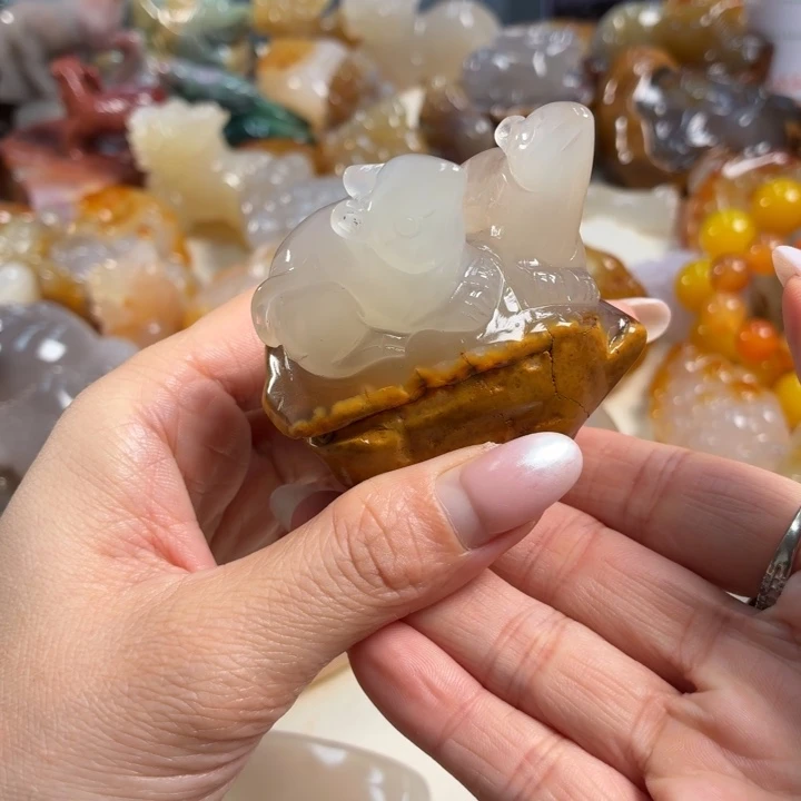未镶嵌吊坠(不含链)玛瑙/玉髓
