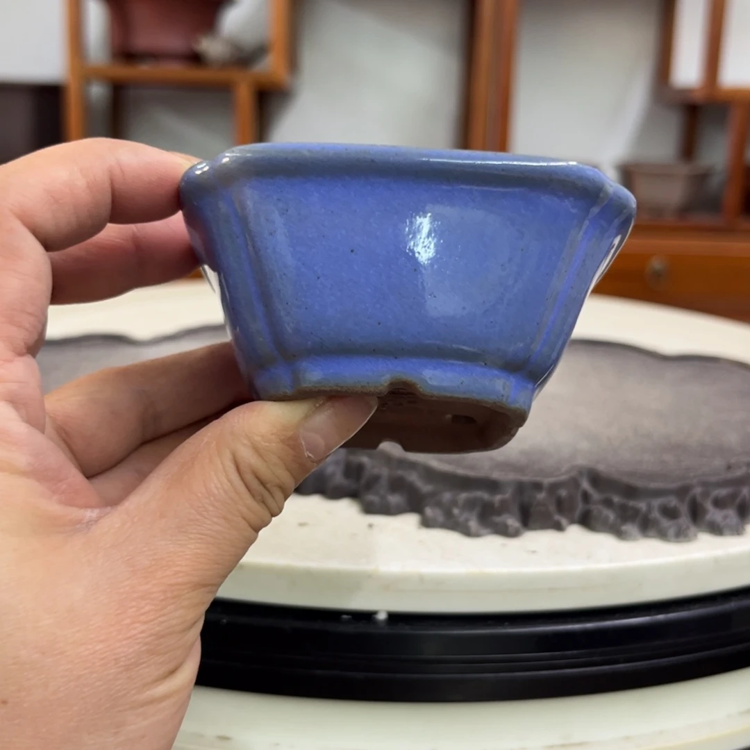 紫砂花盆瑕疵3.5-7.5。。。