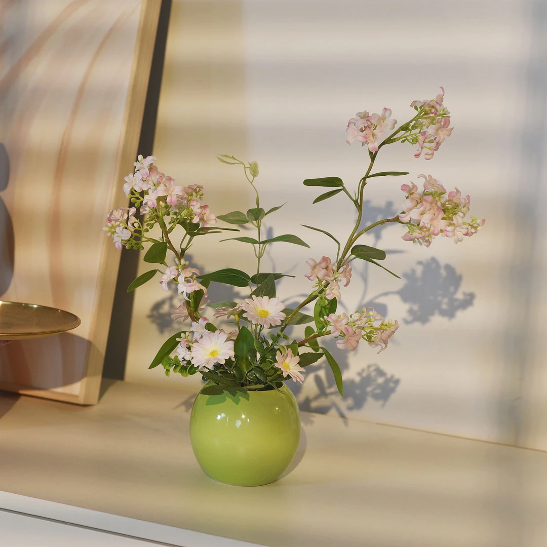 《新品链接4》假花摆件餐桌仿真花摆设客厅装饰花艺桌面家居花束