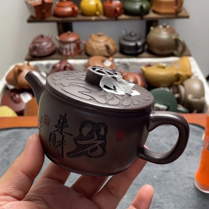 茶壶紫砂紫砂微瑕