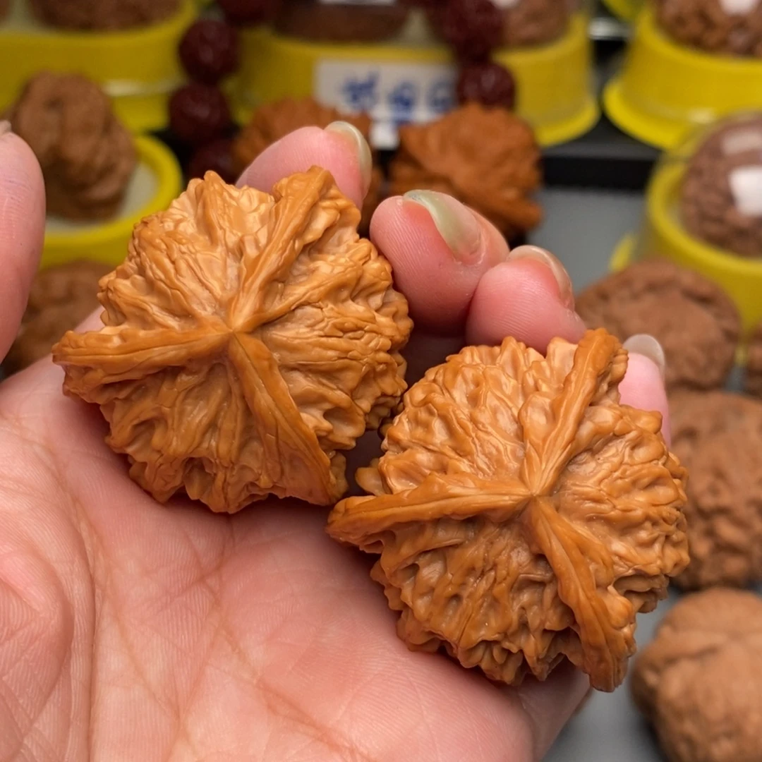 木质类文玩核桃盘山三棱