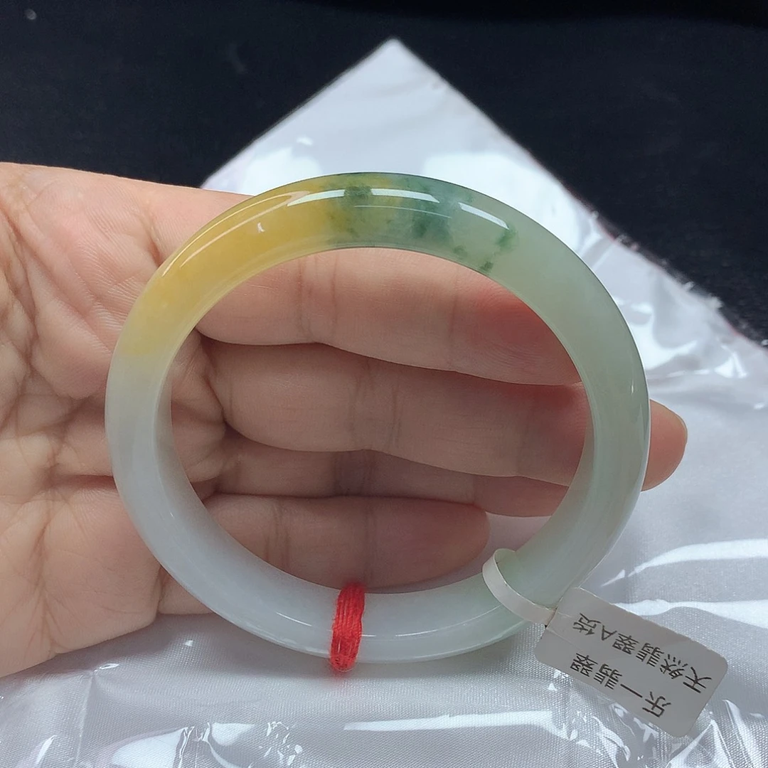 翡翠未镶嵌手镯6060