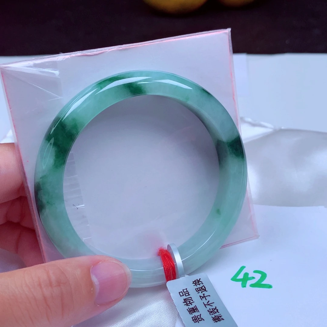 未镶嵌手镯翡翠缅甸天然A货翡翠手镯59.2
