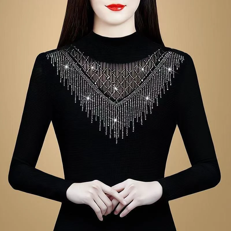 F001-F200号【沙沙专享】针织保暖通勤风毛针织衫时尚秋季上衣