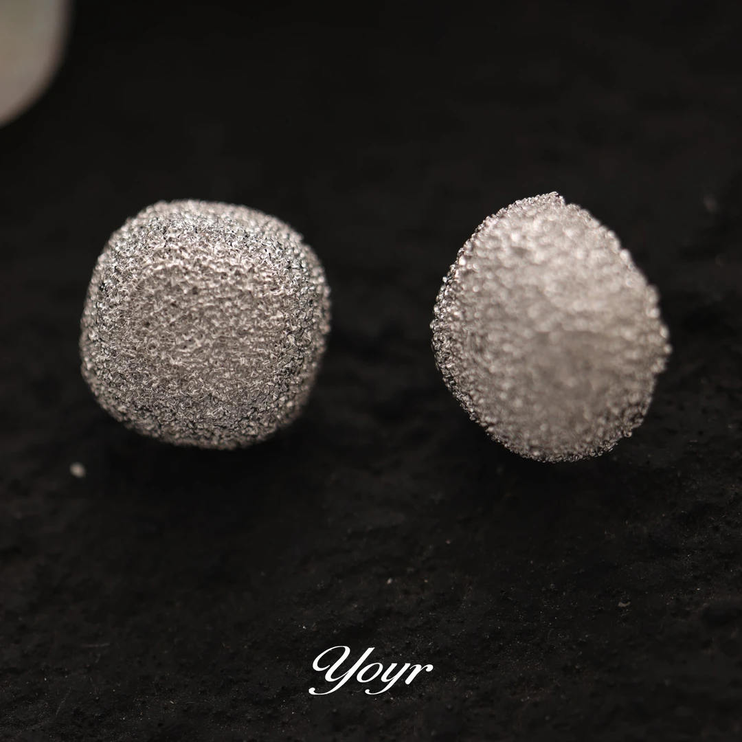 YOYR 黄铜耳饰 细闪小香风耳钉法式轻奢气质精致时尚高级感耳环女