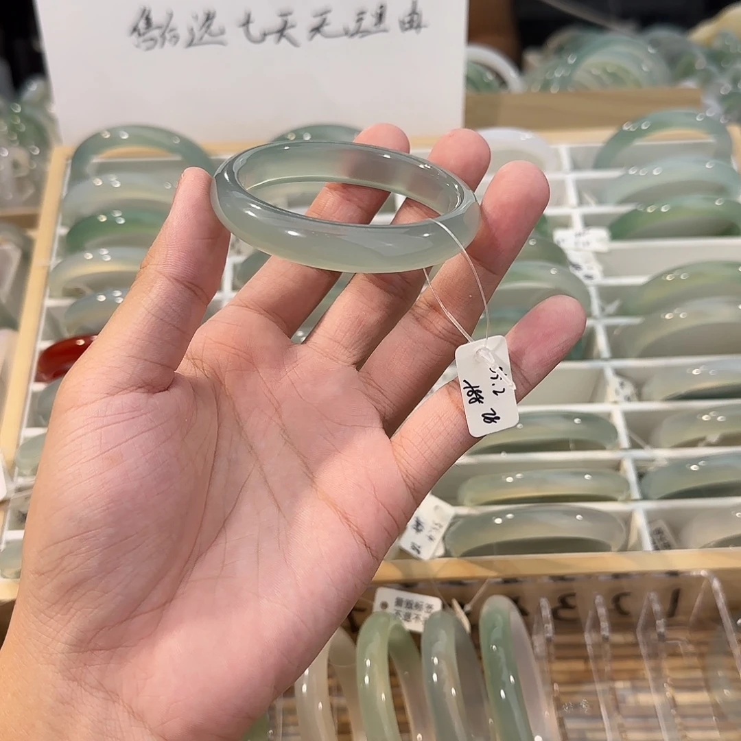 手镯玛瑙/玉髓未镶嵌圈口55.2