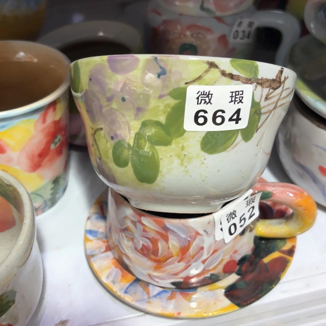 景德镇手绘高温釉下彩陶瓷茶具