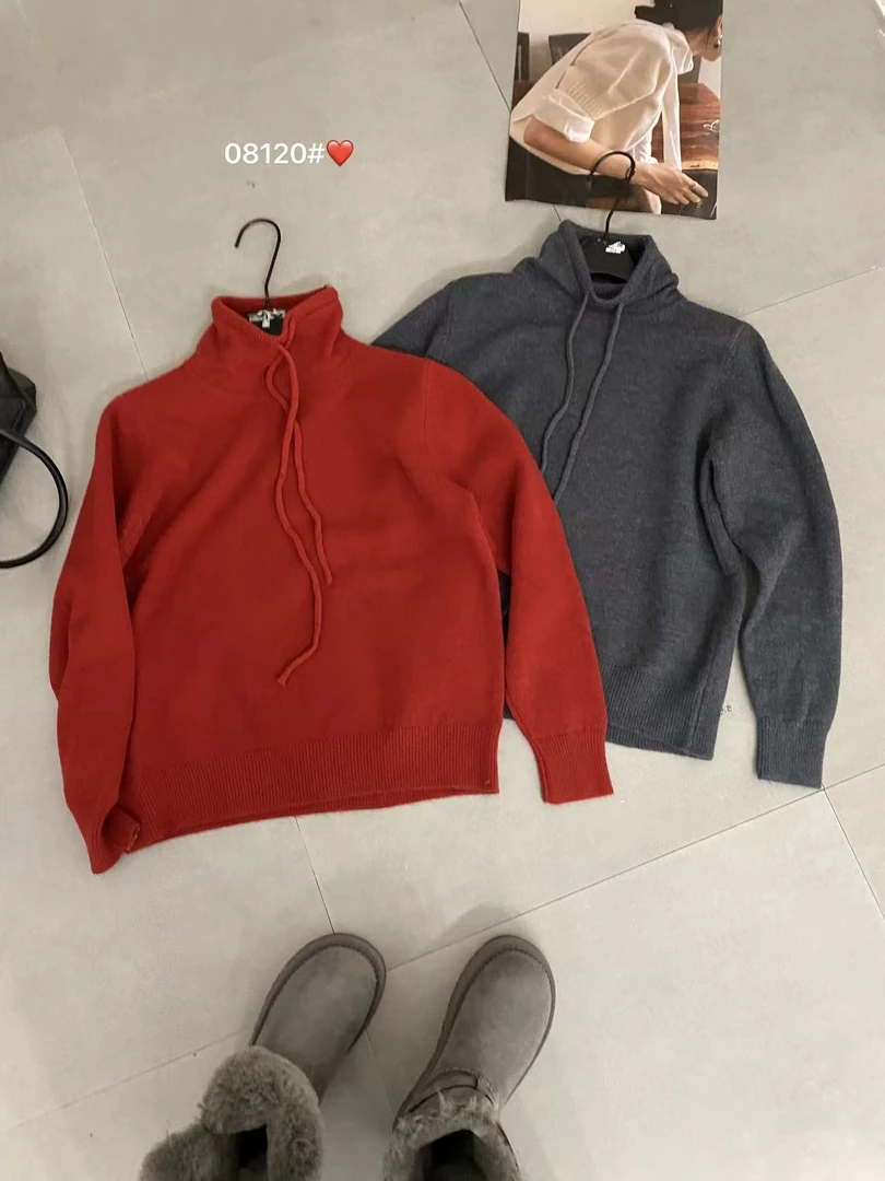 【ARONG阿荣家】卫衣毛衣08120-深灰红色-F