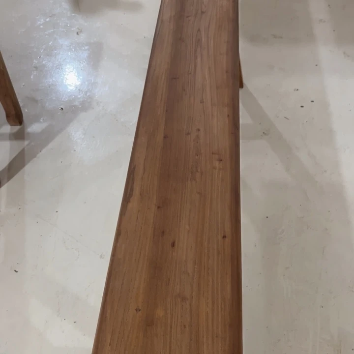 老榆木房梁料1.6米长条凳