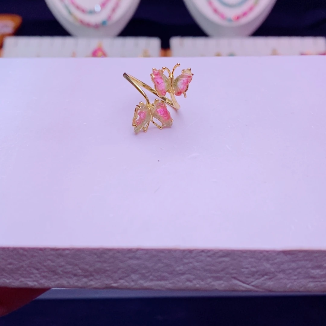 未镶嵌戒指碧玺m