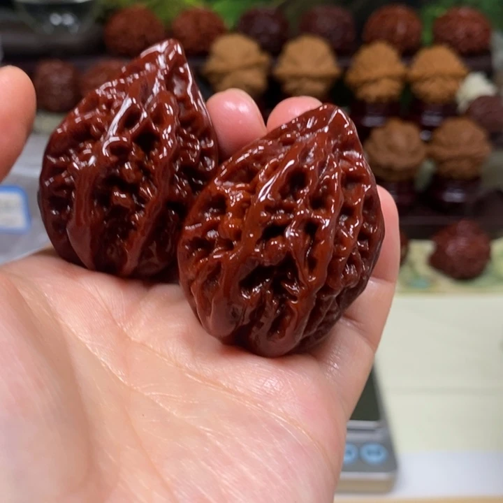 吊坠文玩核桃火焰秋子