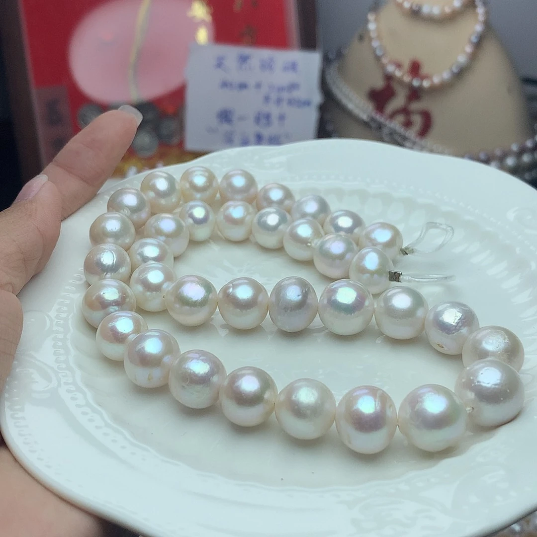 未镶嵌淡水珍珠11-13e11项链