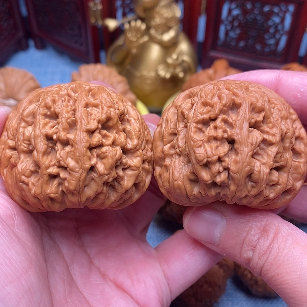 把件文玩核桃毕业精品肉球粗筋47尺