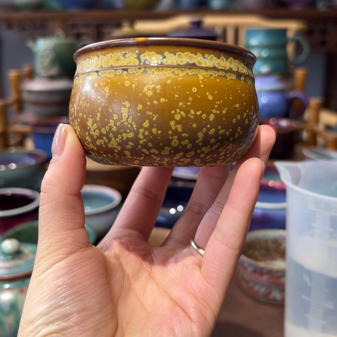 摆件钧瓷的制作工艺和工艺都是