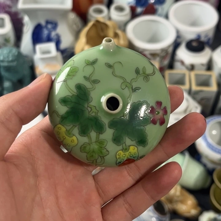 摆件景德镇陶瓷水滴壶
