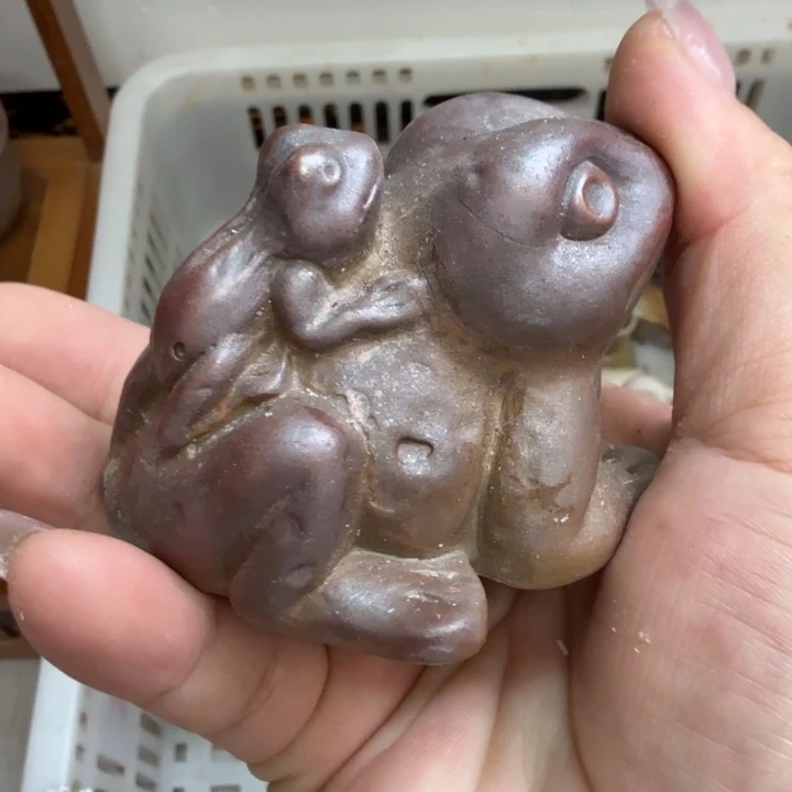 摆件柴烧福利心哦多多