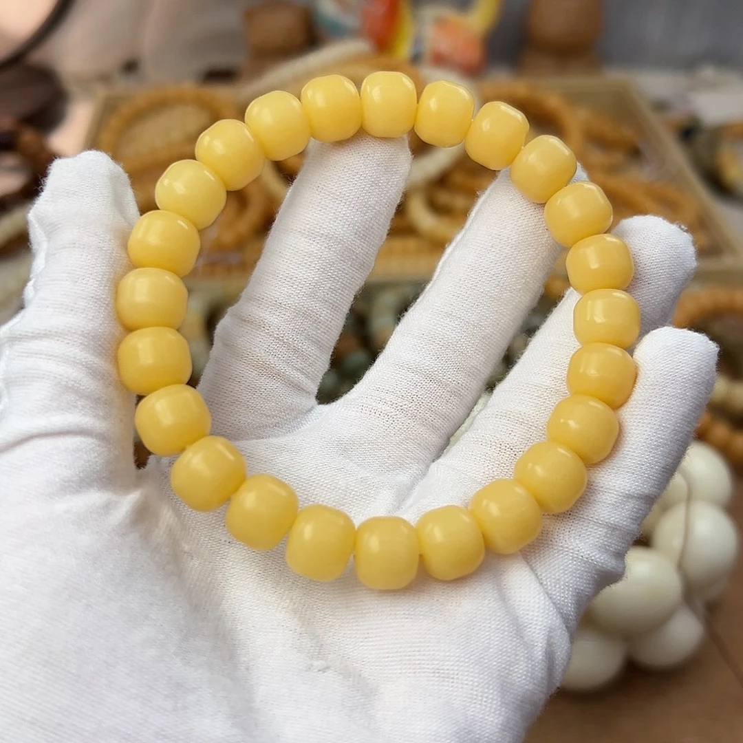 菩提根/象牙果手串11干磨缅小料202