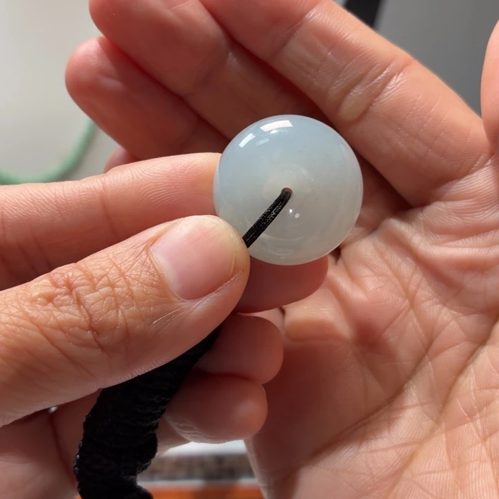 翡翠未镶嵌颈饰翡翠天然A货平安扣吊坠