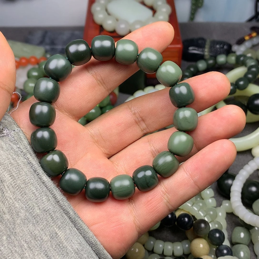 和田玉手链未镶嵌