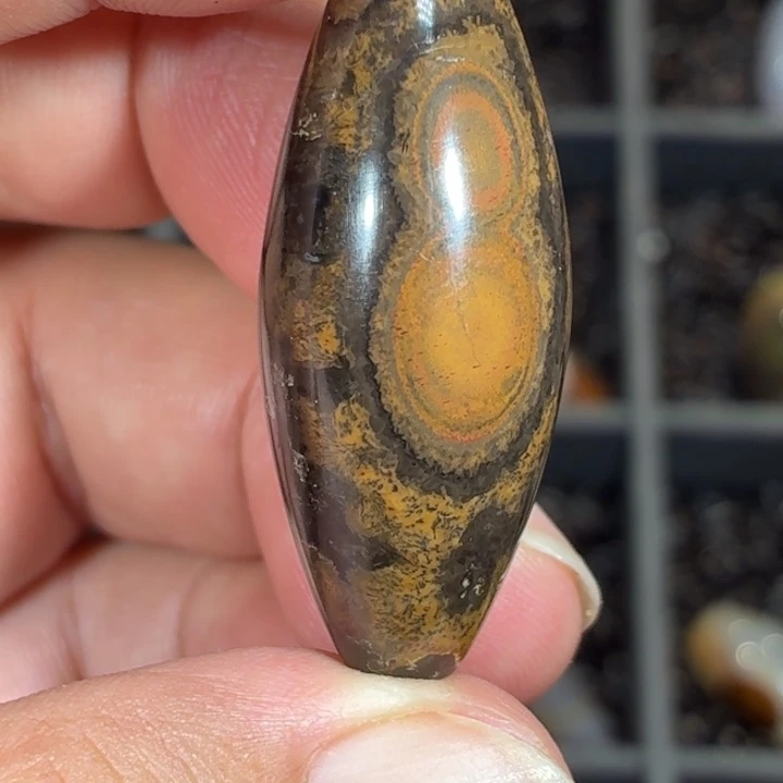 *****玛瑙/玉髓散珠_HEIMORI 天然天珠