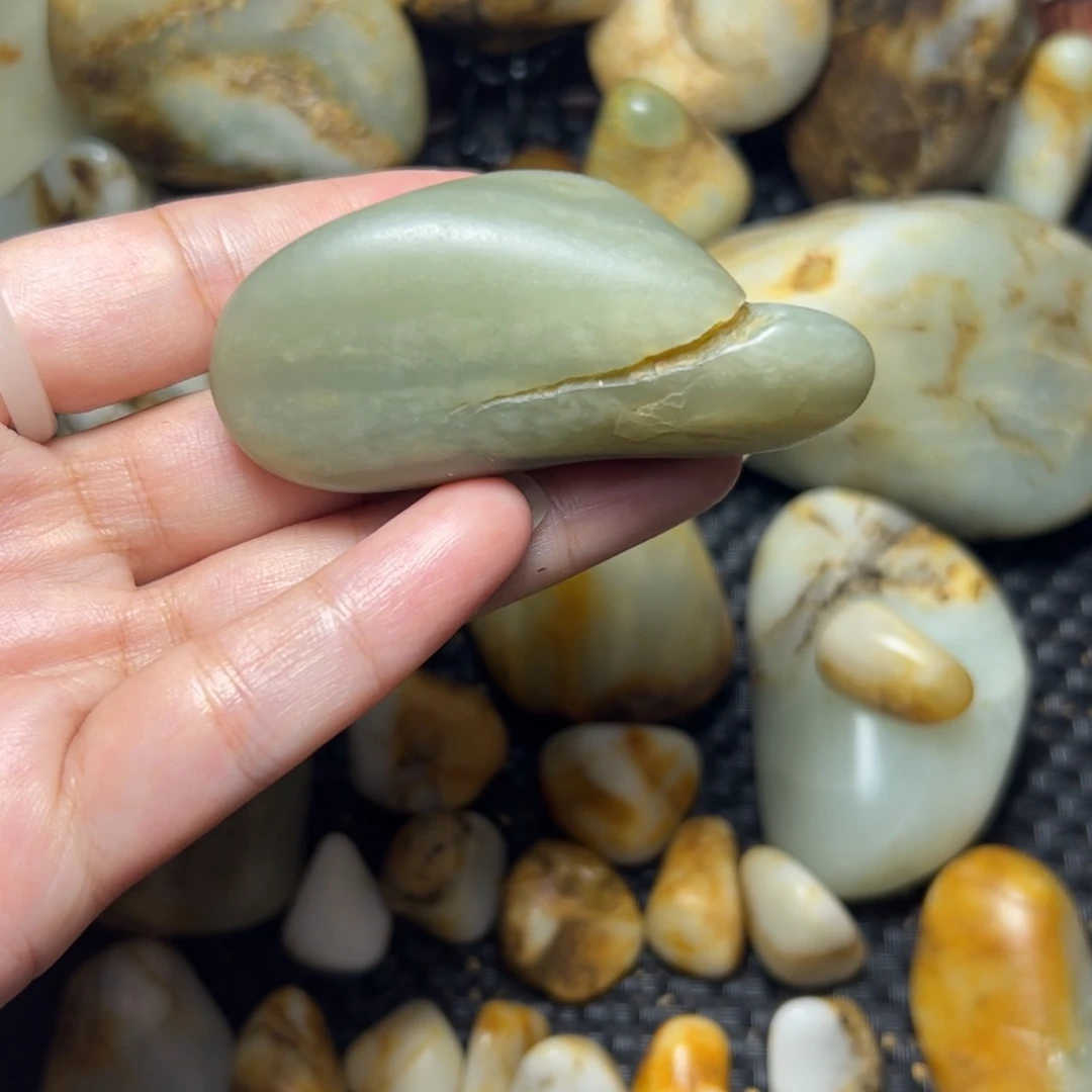 和田玉未镶嵌挂件17