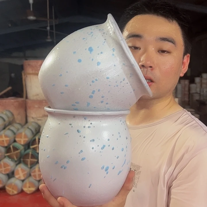 紫砂花盆高16口15